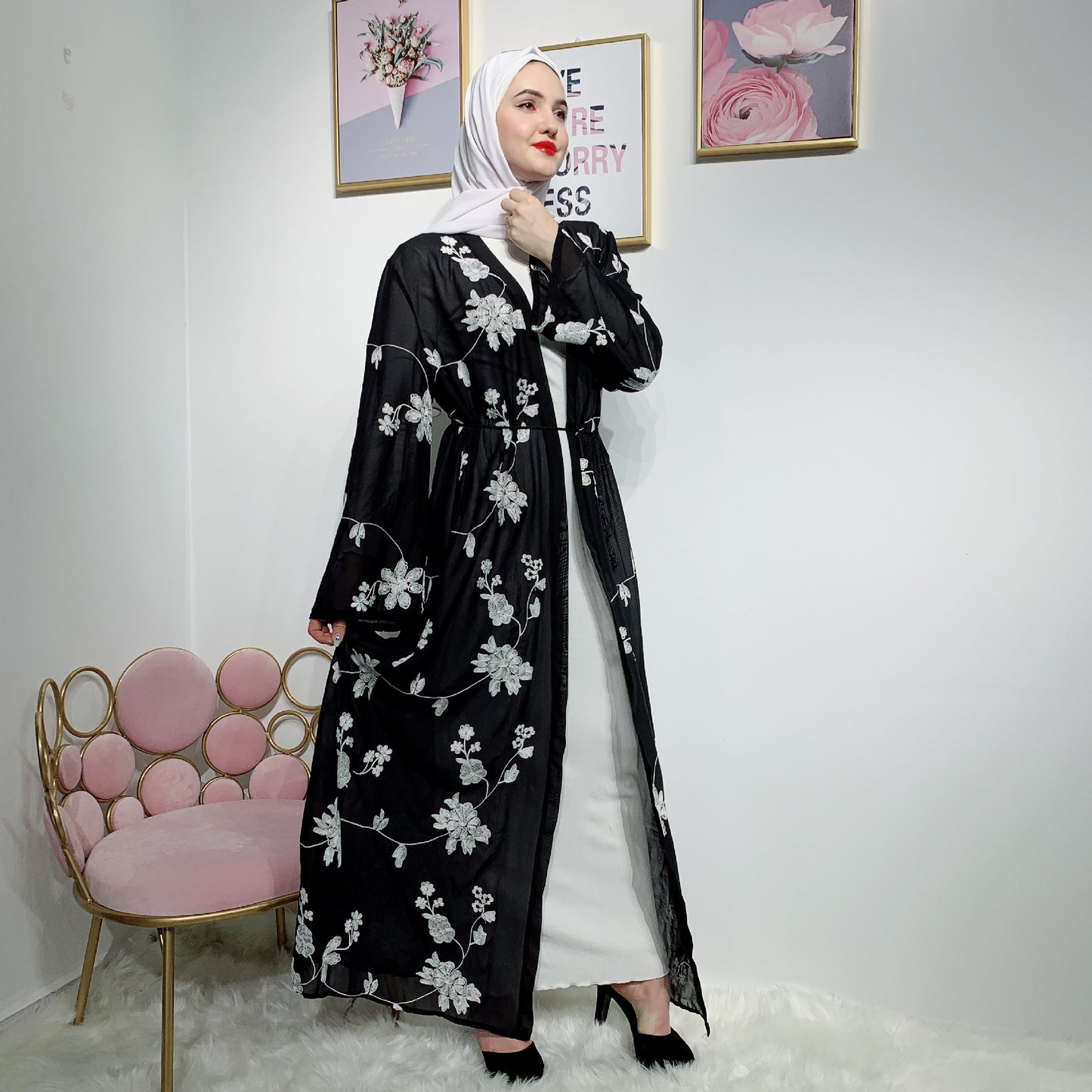 Muslim printed robe