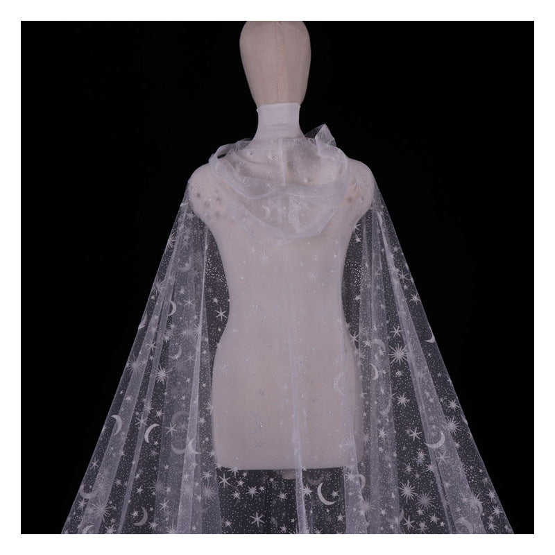 Bridal Fashion Simple Solid Color Pattern Type Veil