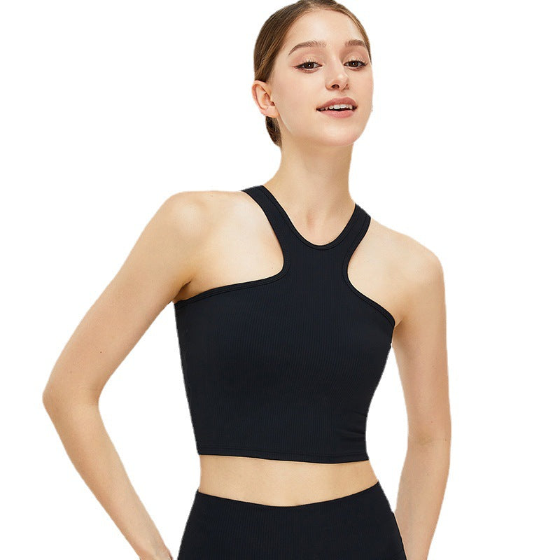 Women's Yoga Vest Halter Beautiful Back Tank-top