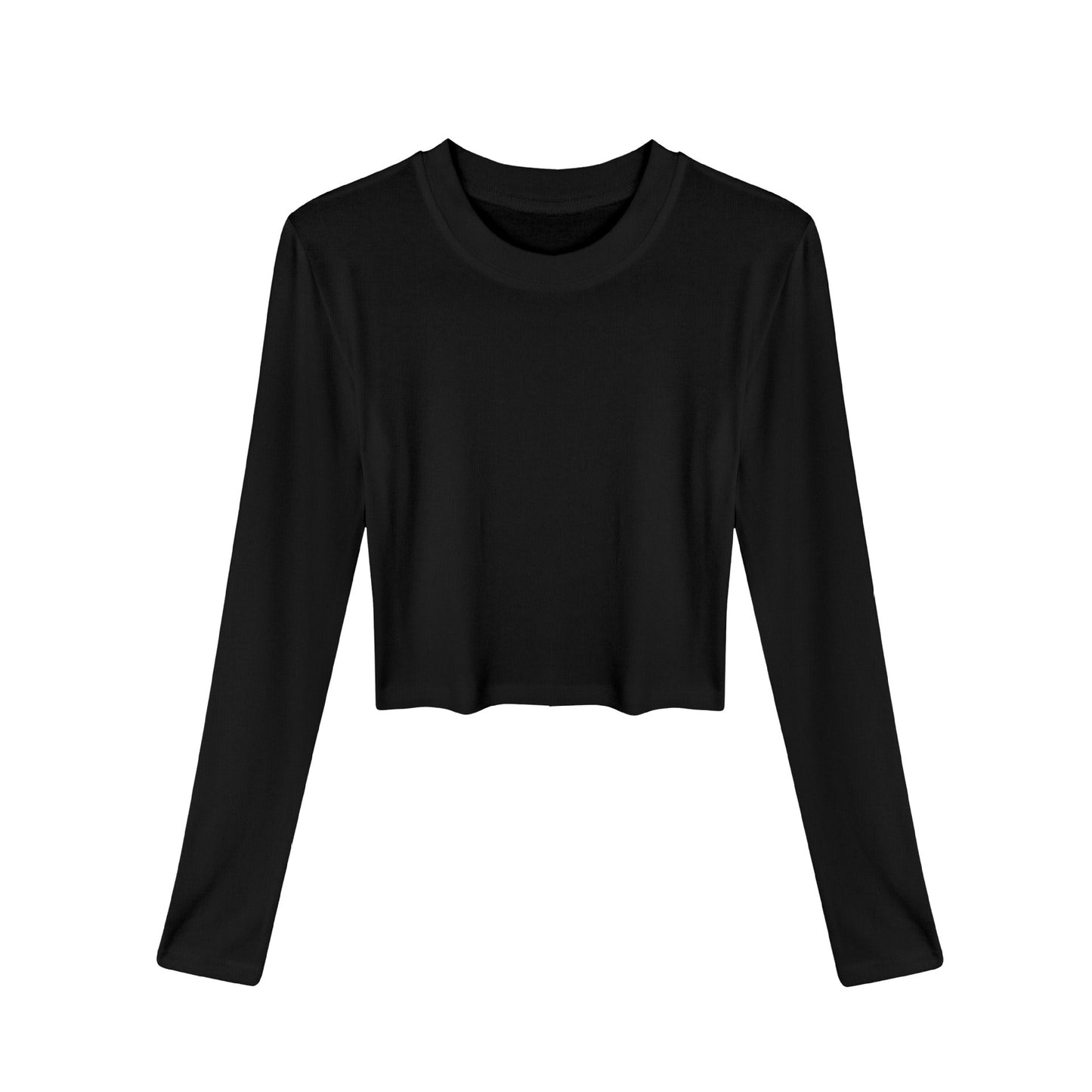 Women's Fashion Solid Color Lining Stretch Tops